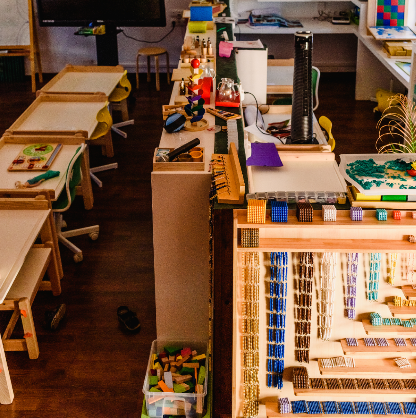 Montessori classroom at Shining Star Montessori Preschool